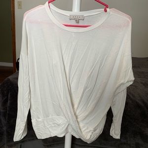Long Sleeve Knotted Top